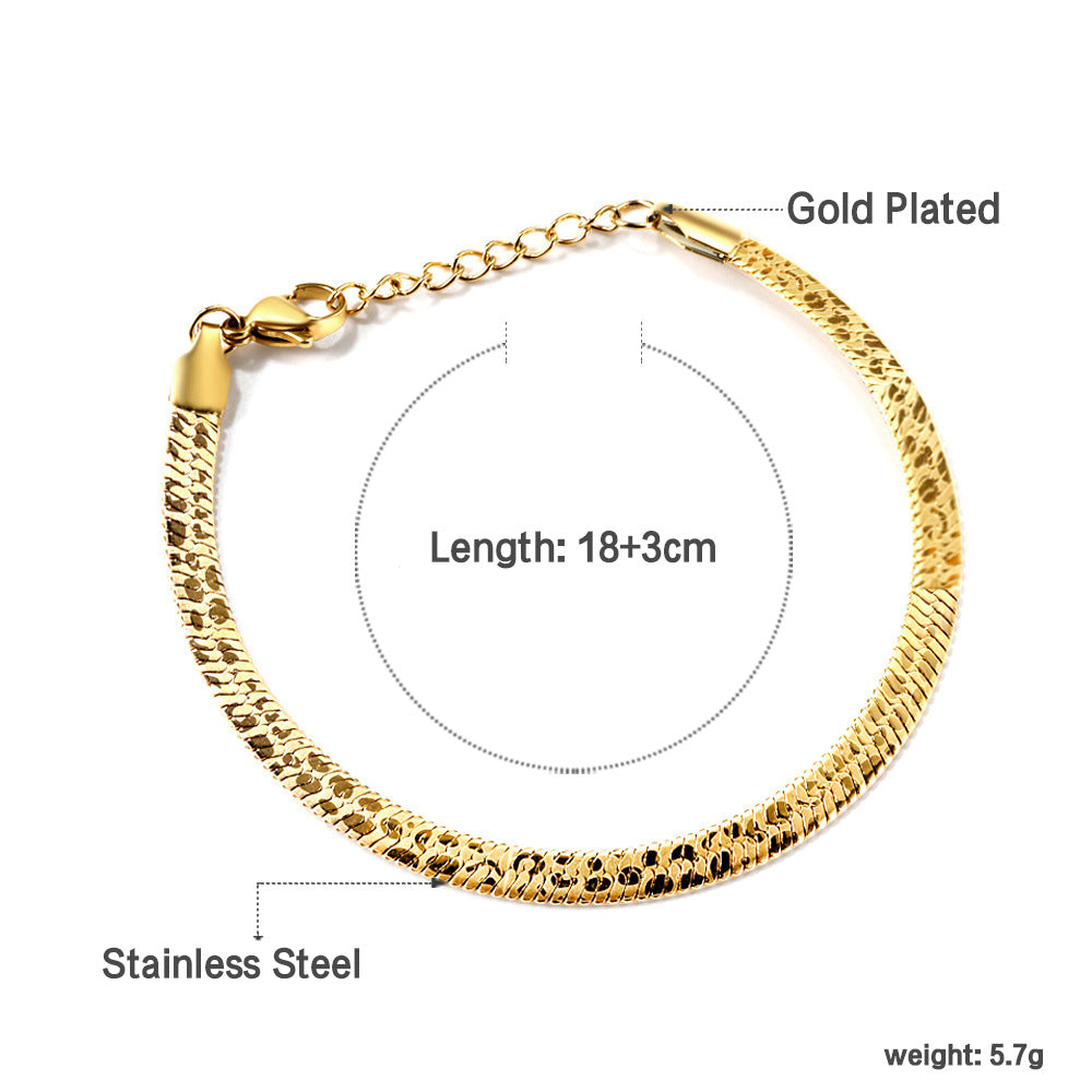 Bracelet pour femme avec design de pièce de monnaie