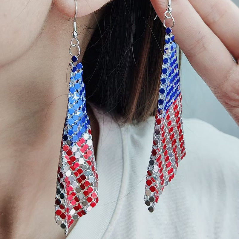 Créoles statement pour femmes avec grosses perles et fermoir à clip