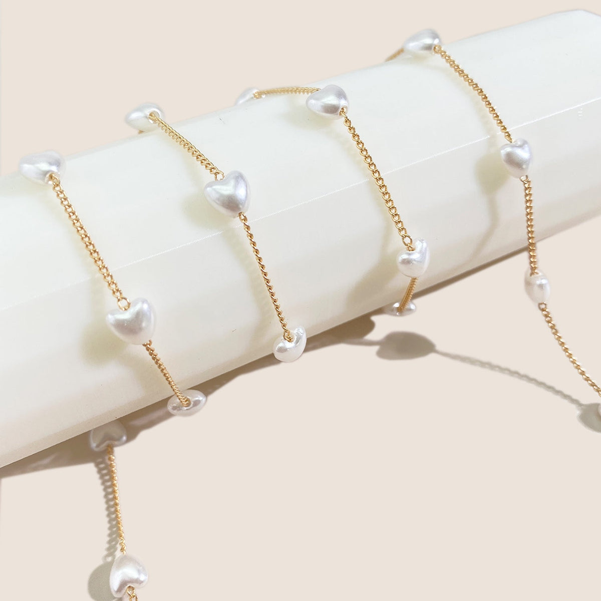 Chaîne de lunettes à perles élégante