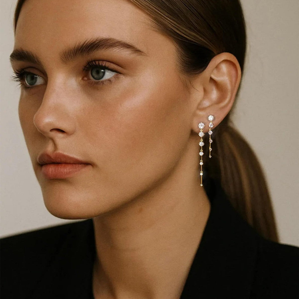Boucles d'oreilles pendantes élégantes pour femme