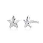 Boucles d'oreilles étoiles en argent sterling 925