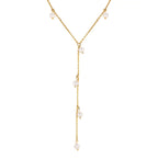 Collier pour femme avec pendentif goutte de perle