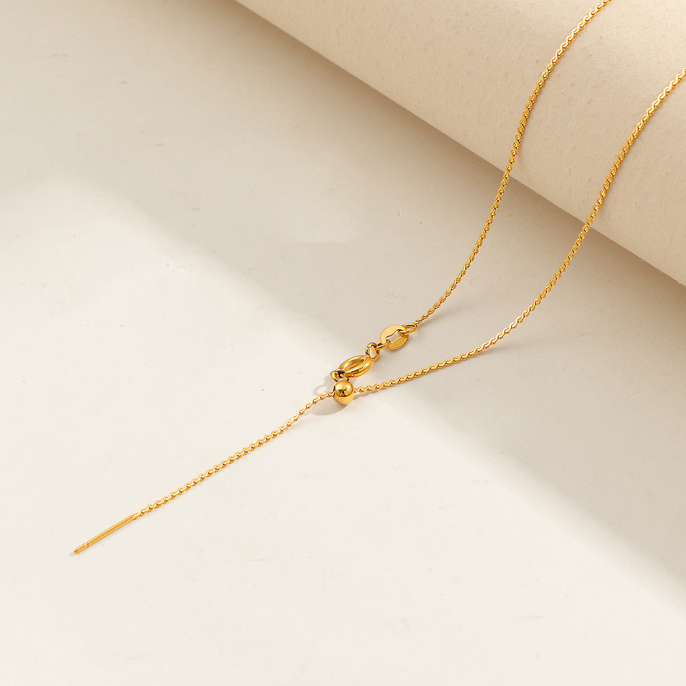 Collier chaîne réglable pour femme