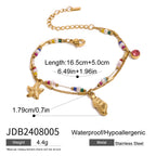 Bracelet pour femme style marin avec coquillages