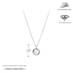 Boucles d'oreilles pour femme en argent sterling 925 avec perles