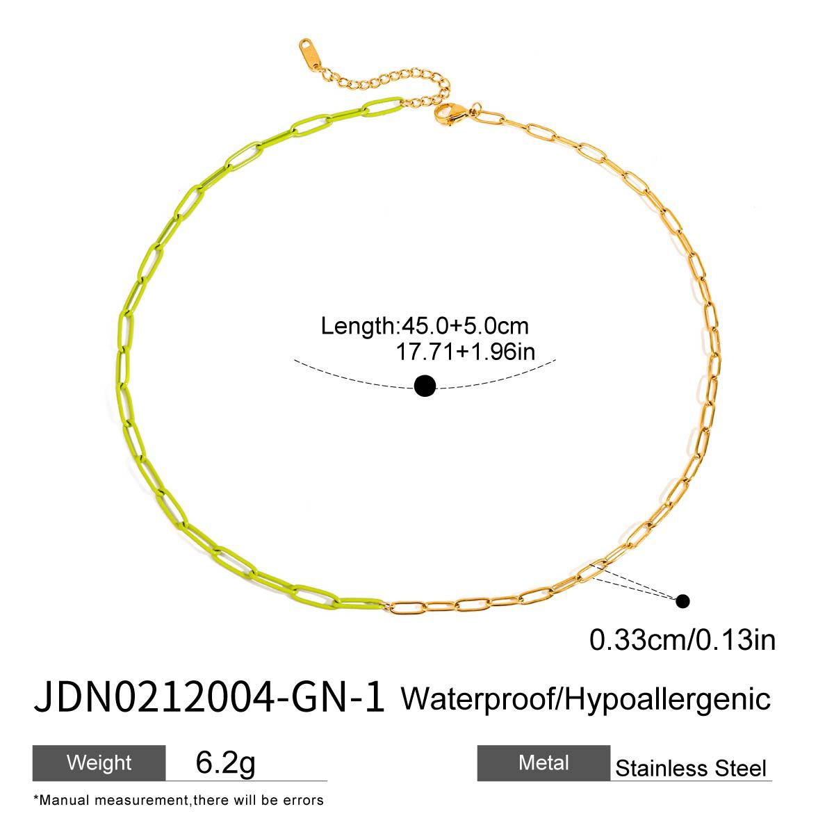 Collier pour femme en acier inoxydable hypoallergénique