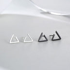 Clous d'oreilles géométriques pour femme