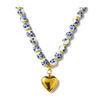 Collier décoratif pour femme avec pendentif nœud