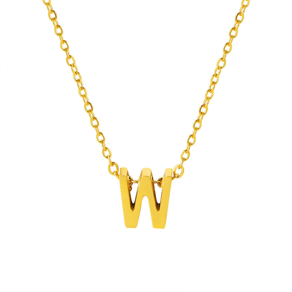 Collier pendentif initiale personnalisé pour femme