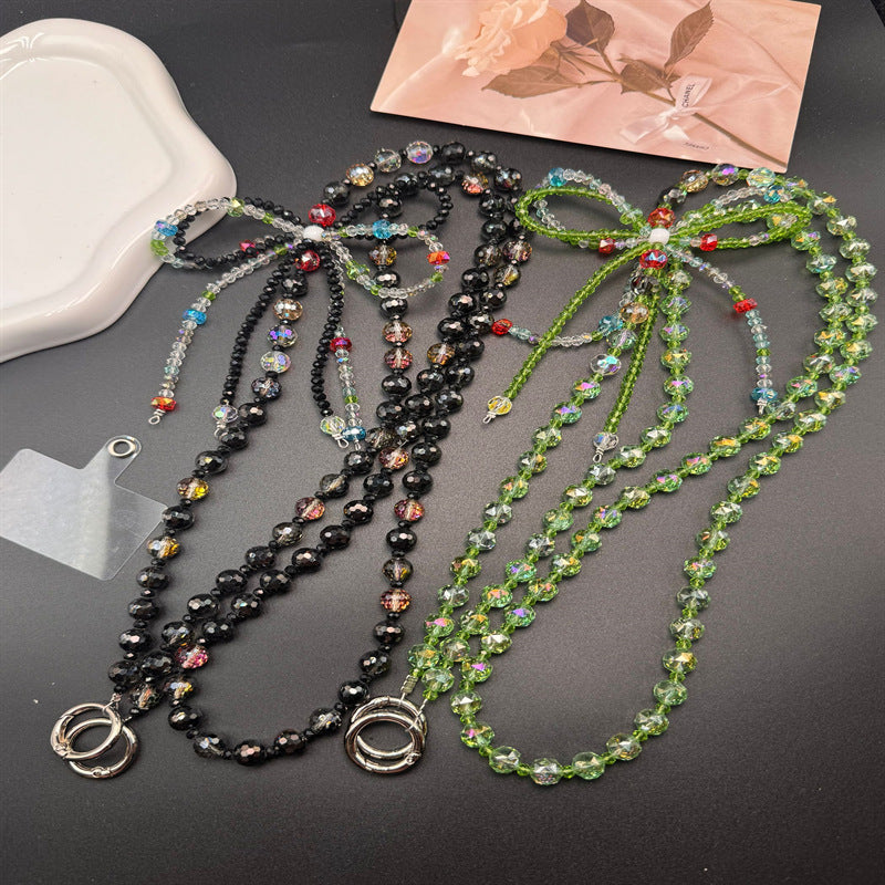 Chaîne de lunettes en perles multi-rangs