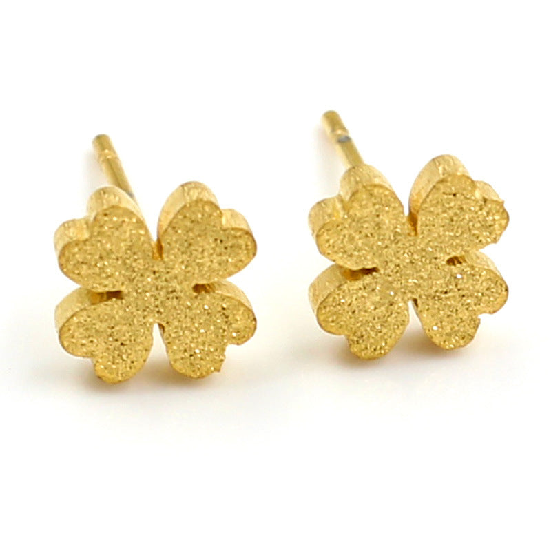 Boucles d'oreilles pour femme en acier inoxydable, design spirale