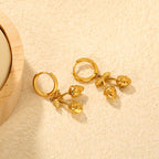 Boucles d'oreilles pendantes avec cristaux scintillants
