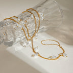 Bracelet étincelant pour femme avec perles