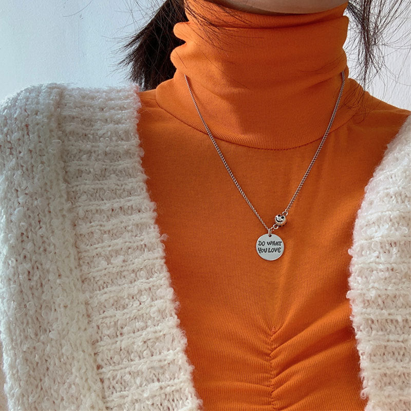 Collier pour femme avec pendentif inspirant