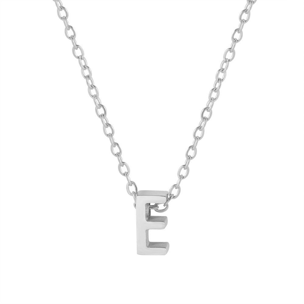 Collier pendentif initiale personnalisé pour femme
