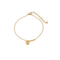 Bracelet à breloques minimaliste réglable pour femme
