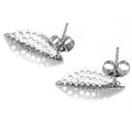 Boucles d'oreilles au design ajouré moderne