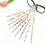 Chaîne de lunettes ornée d'étoiles