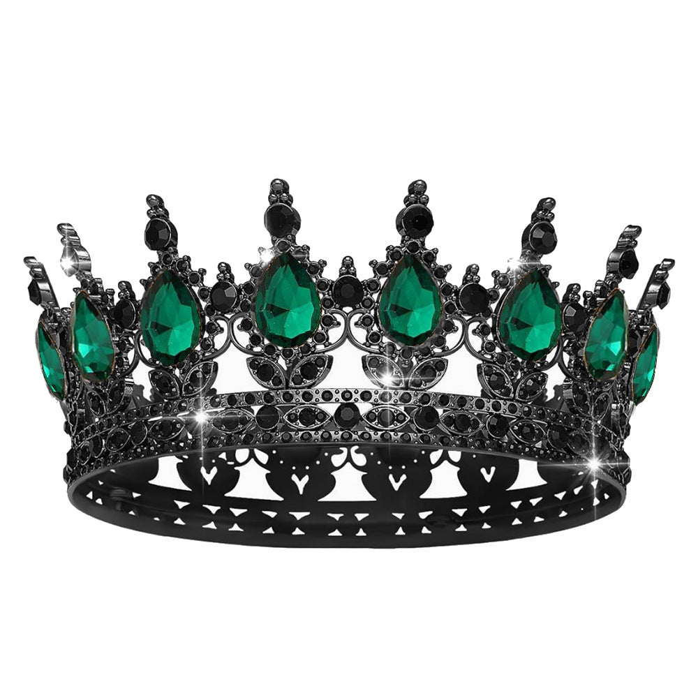 Couronne pour femme avec pierres précieuses élégantes