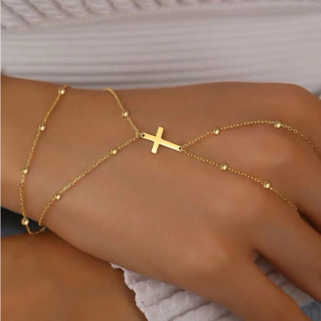 Bracelet croix élégant