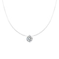 Collier élégant pour femme avec pendentif en zircon étincelant
