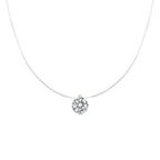 Collier élégant pour femme avec pendentif en zircon étincelant