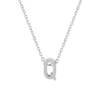 Collier pendentif initiale personnalisé pour femme