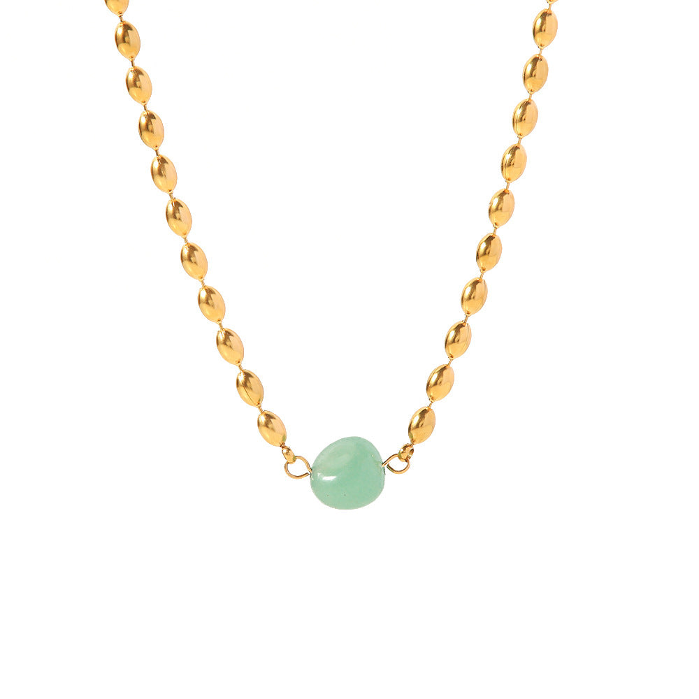 Collier pour femme avec bulles élégantes et pendentif perle unique