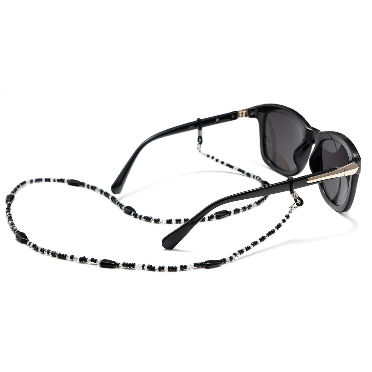 Chaîne de lunettes perlée élégante