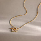 Collier pour femme en acier inoxydable avec motif de chaîne