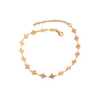 Bracelet porte-clés pour femme en acier inoxydable