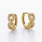 Boucles d'oreilles pendantes pour femme en argent sterling 925 avec zircons