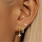 Boucles d'oreilles pendantes pour femme au design papillon élégant