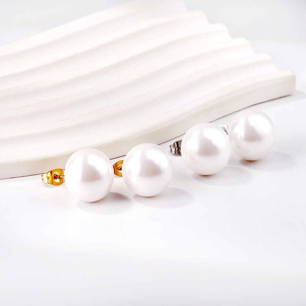 Damen Ohrstecker mit hochwertigen Perlen und elegantem Design