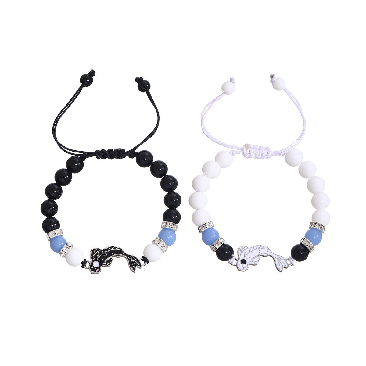 Bracelet d'amitié pour femme avec motif carpe Koï