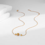Collier pour femme avec pendentif délicat et chaîne réglable