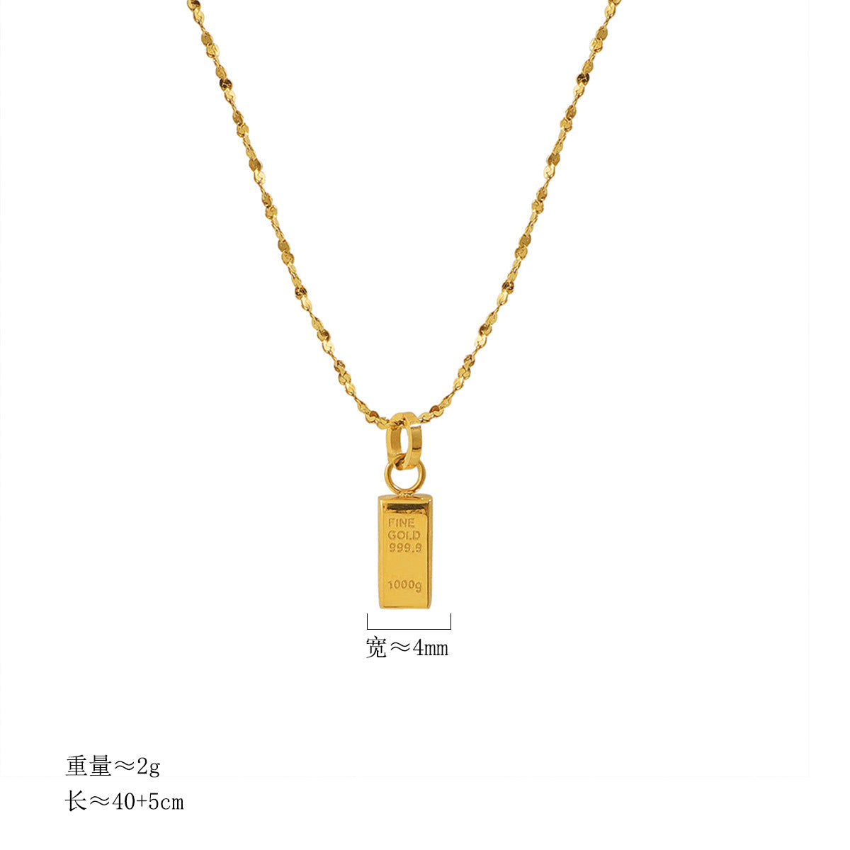 Collier élégant pour femme avec pendentifs minimalistes