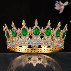 Couronne pour femme avec pierres précieuses élégantes