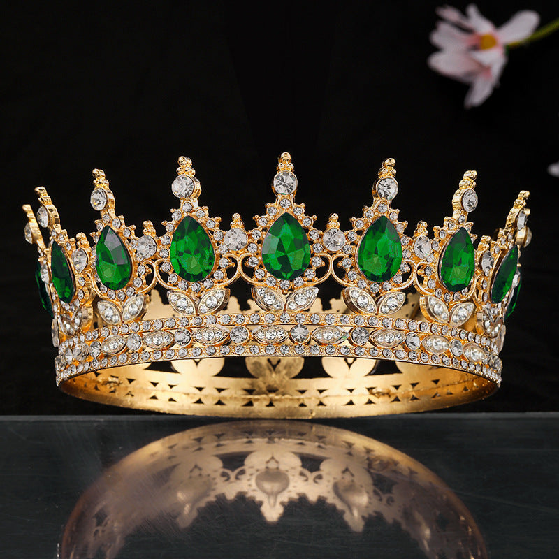 Couronne pour femme avec pierres précieuses élégantes