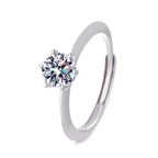 Bague pour femme avec cristal étincelant