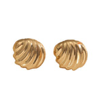 Boucles d'oreilles pour femme en forme de coquillage