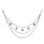 Collier chaîne tendance avec motifs soleil