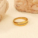 Bague pour femme avec perle et design unique