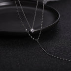 Collier à pendentif multi-chaînes