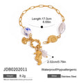 Bracelet pour femme style marin avec coquillages