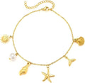 Bracelet pour femme avec pendentifs marins et design élégant