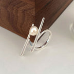 Bague perle minimaliste pour femme