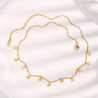 Chevillère à breloques papillon pour femme