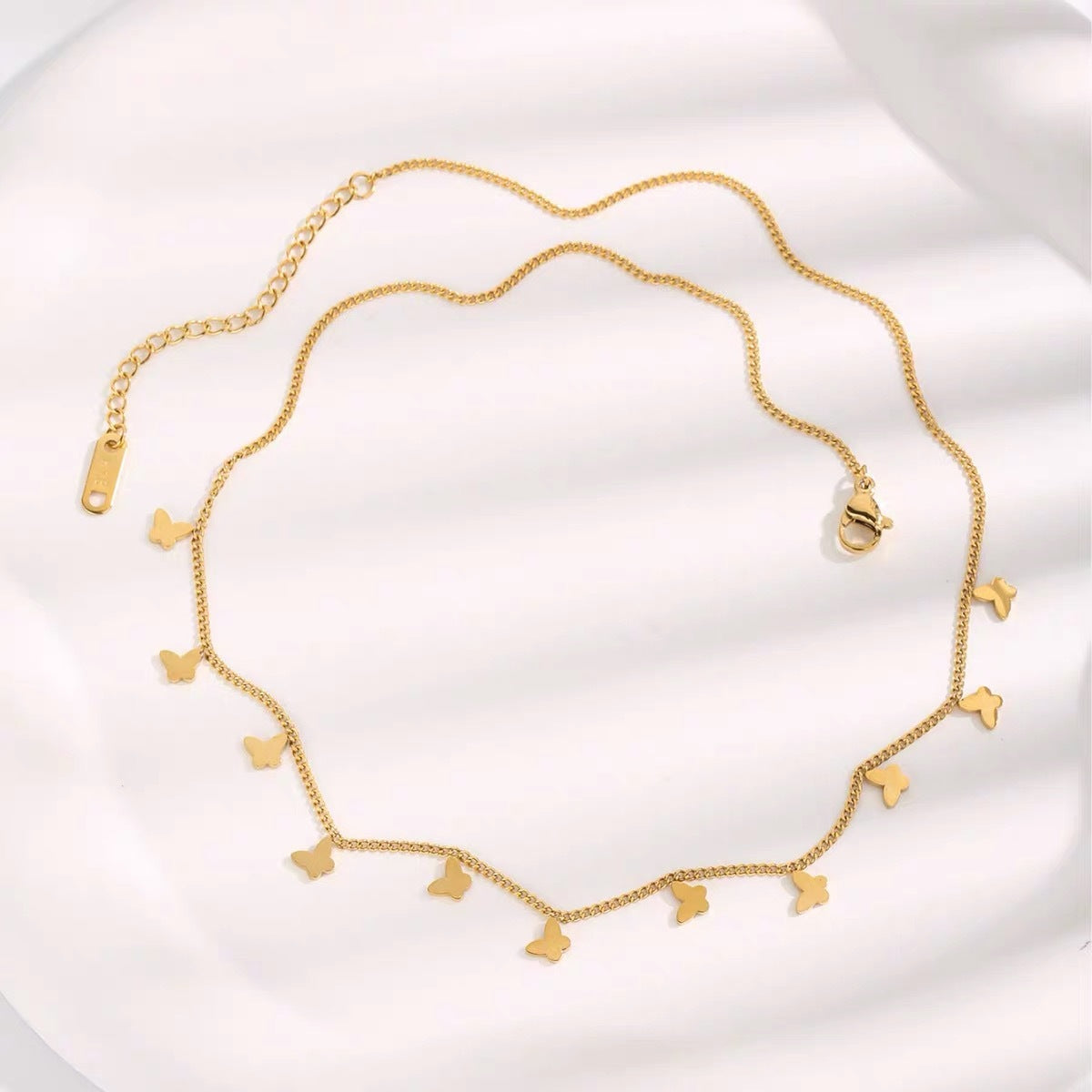 Chevillère à breloques papillon pour femme
