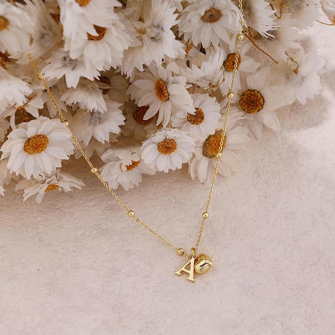 Collier prénom pour femme avec pendentif personnalisé et détails brillants